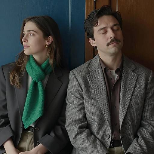 Intimate Portrait of a Couple Together