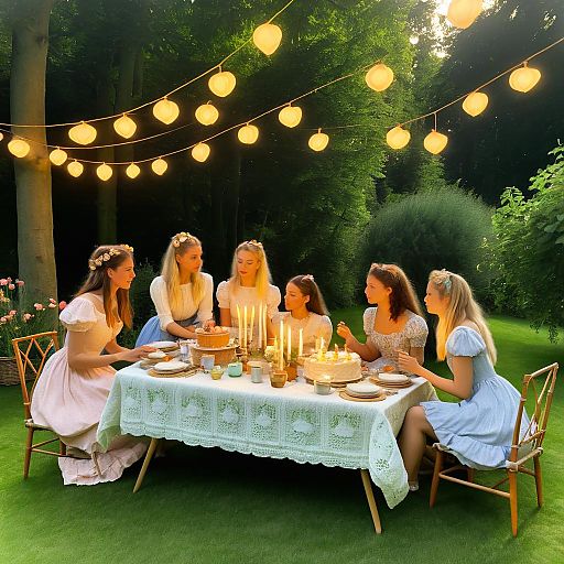 Kitsch Outdoor Cottagecore Dinner Party Kitsch Outdoor Cottagecore Dinner Party