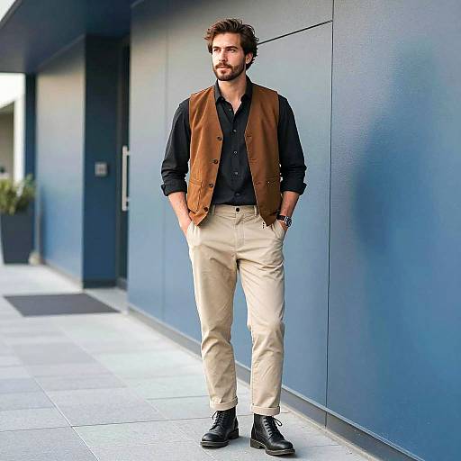 Stylish Male Casual Party Outfit Photo