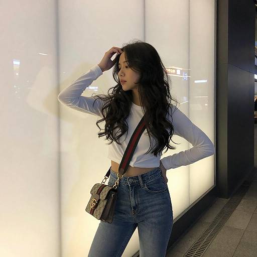 Young Woman Stylish Urban Portrait