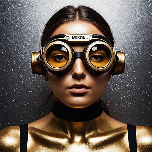 Bronze Full-Face Minion Makeup Transformation