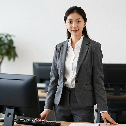 Business Casual Woman in Office