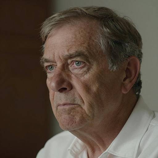 Close-Up Portrait of an Older Man