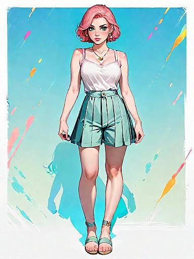 Casual Summer Outfit in Realistic Style