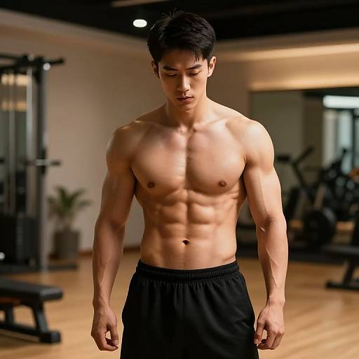 Cinematic AI Six-Pack Abs Showcase