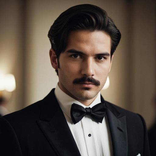Elegant Evening Wear Portrait of a Man