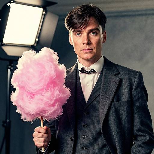 Cotton Candy Tommy Shelby Portrait
