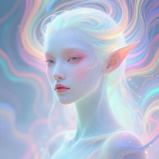 Ethereal Fantasy Humanoid Portrait