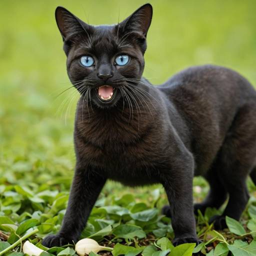 Sleek Siamese Cat in Playful Pose Sleek Siamese Cat in Playful Pose