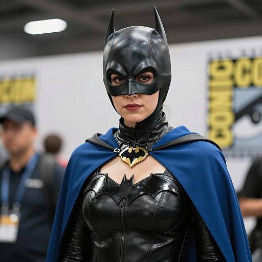 Female Cosplayer as Batgirl at Comic Convention