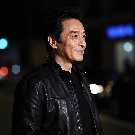 Urban Night Portrait of a Man