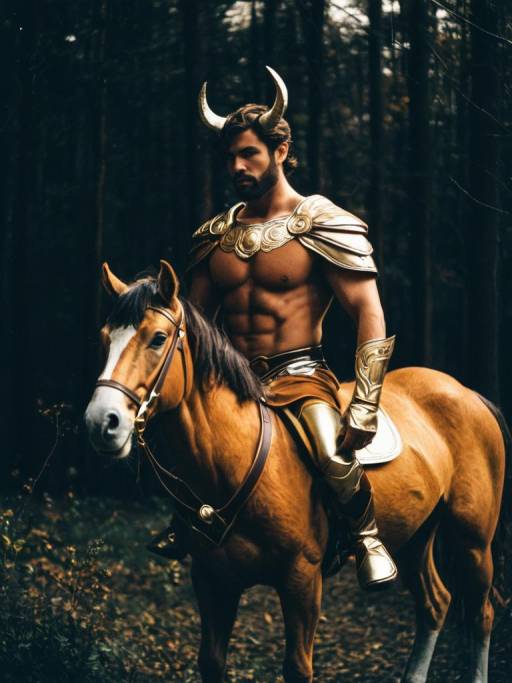Realistic Centaur Man Cosplay Photography