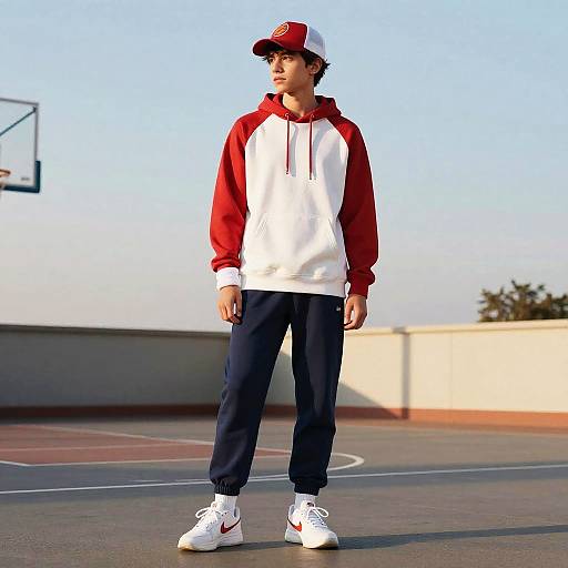 Teen Boy Sportswear Basketball Court