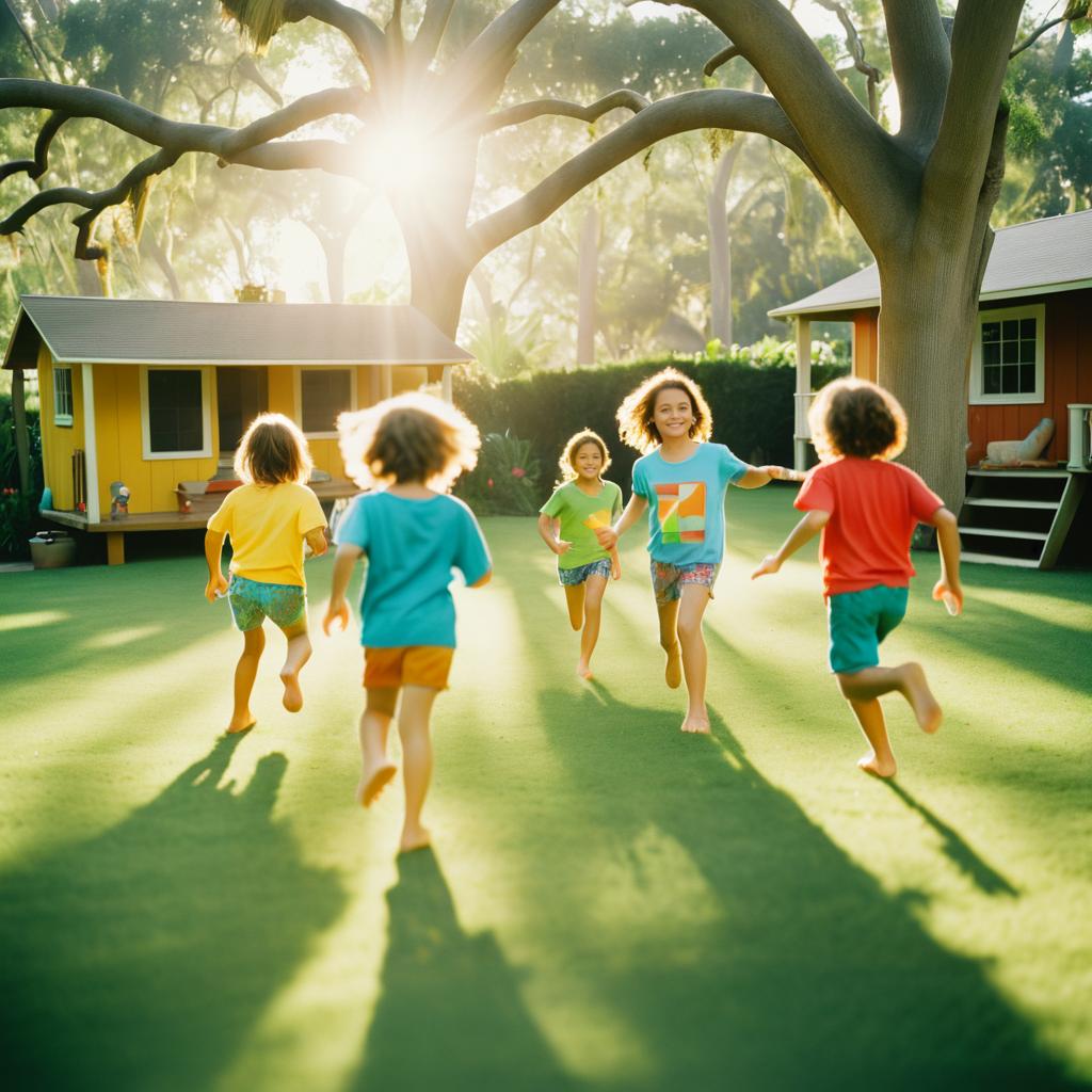 Nostalgic Backyard Playtime with Friends