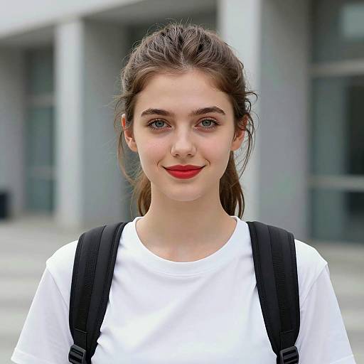 Chic Woman's OOTD Urban Portrait