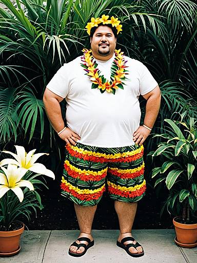 Plus Size Luau Costume Parody