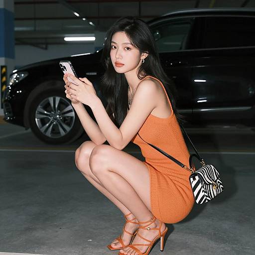 Chic Urban Style in Parking Garage