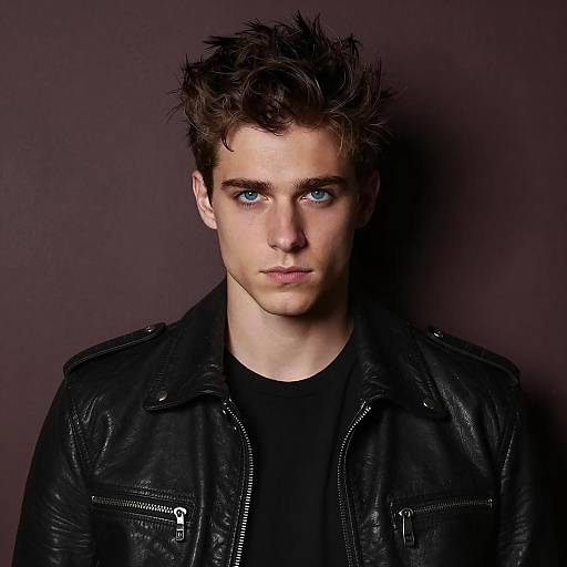 Intense Portrait of a Young Man