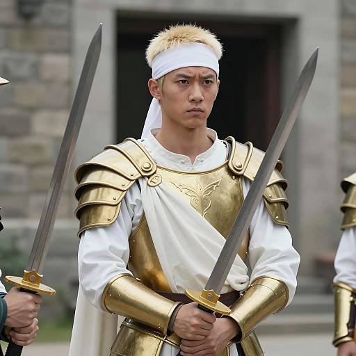 Dramatic Duel: Hero with Blades