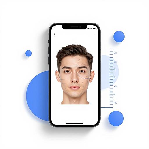 Digital Face Mockup with Geometric Tools