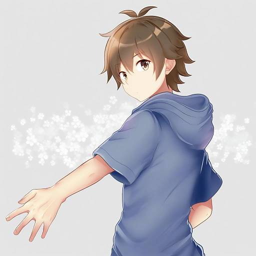 Illustration of Amamiya hibiya, kagerou project in the style of Himura moritaka