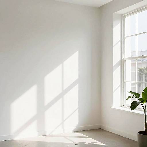 Sunlit Minimalistic Modern Room