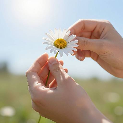 Counting Daisy Petals in Sunlight
