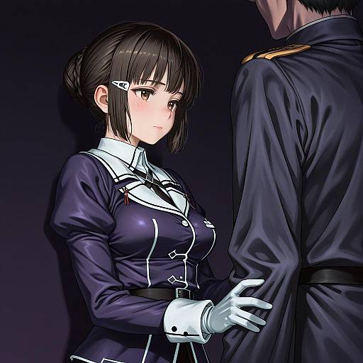 Illustration of Myoukou kai ni (kancolle), kantai collection in the style of Inu (aerodog)