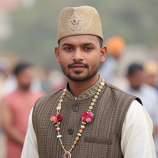 Indian Groom in Traditional Wedding Attire