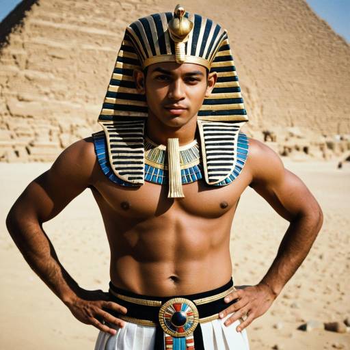 Male Pharaoh Costume with Egyptian Attire