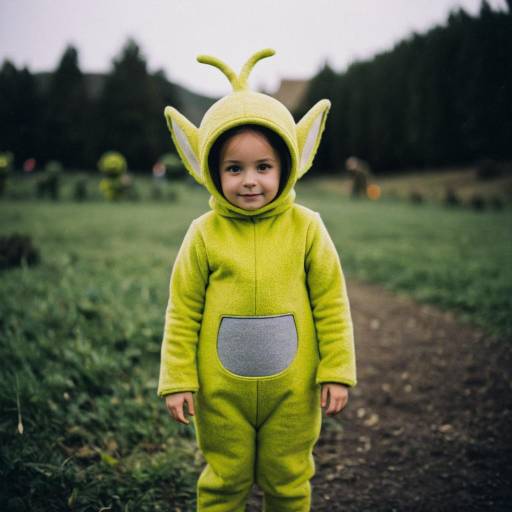 Realistic Lala Teletubbies Costume Portrait