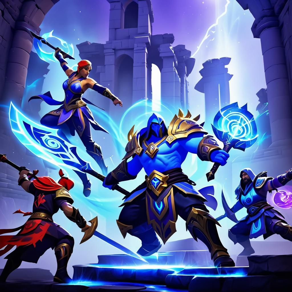 Dynamic Dota 2 Tournament Splash Art