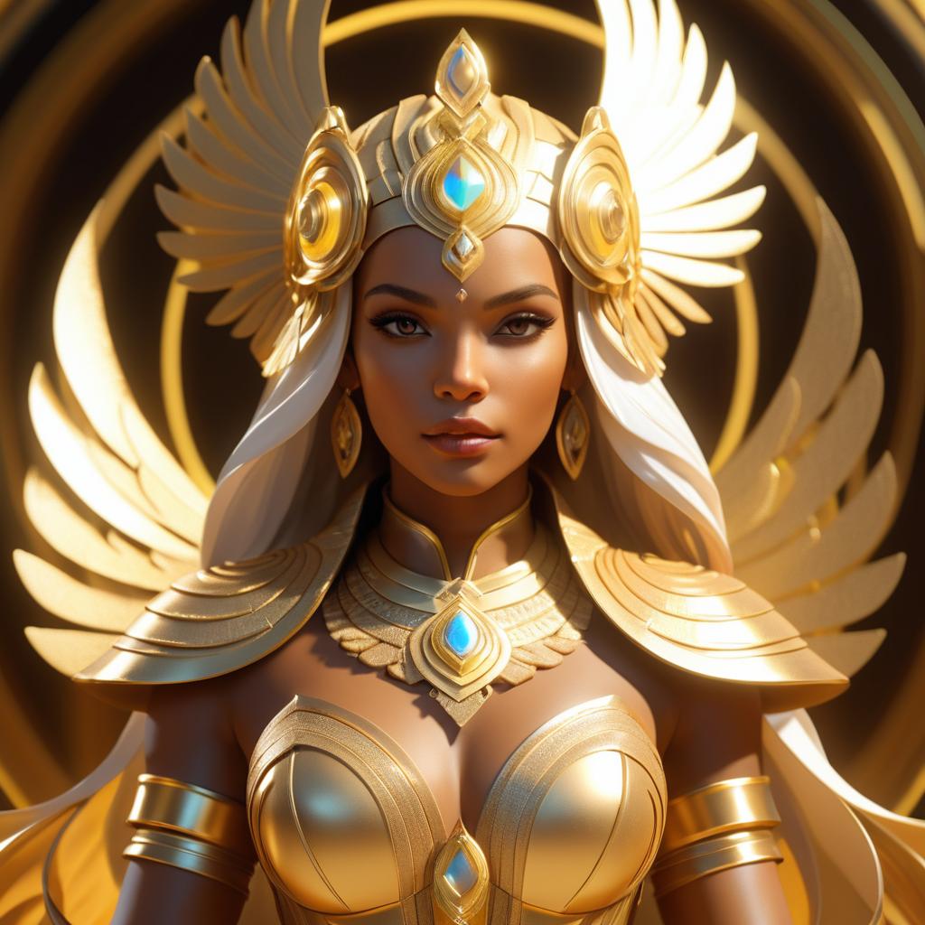 Elegant Sphinx Guardian Portrait in 4K