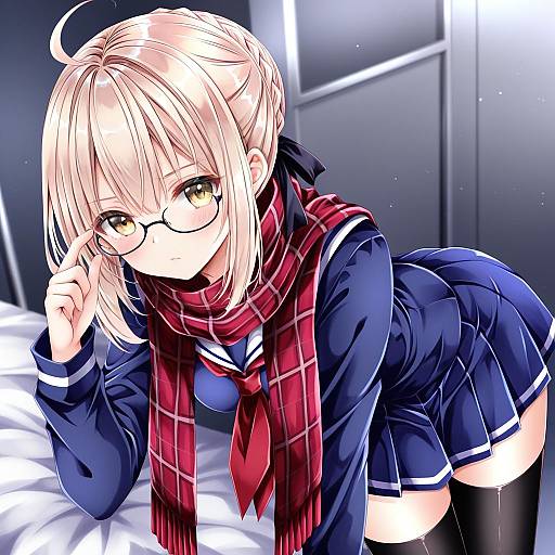 Illustration of Mysterious heroine x alter (first ascension) (fate), fate (series) in the style of Nanase nao