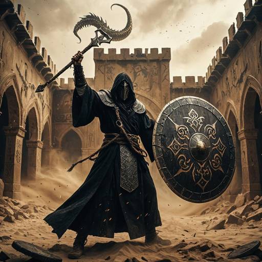 Mythical Warrior in Abandoned Citadel