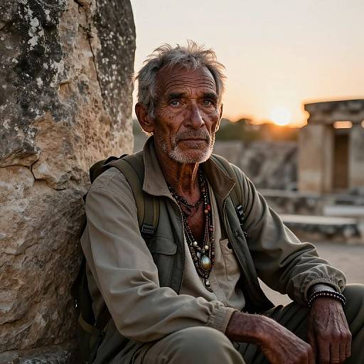 Portrait of a Weathered Explorer