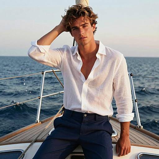 Photorealistic Nautical Fashion Editorial