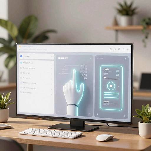 Futuristic Minimalist ComfyUI Workspace