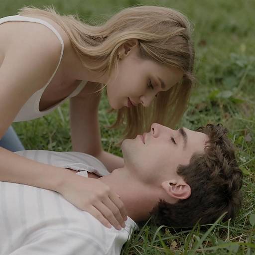 Intimate Moment Amidst Nature's Embrace