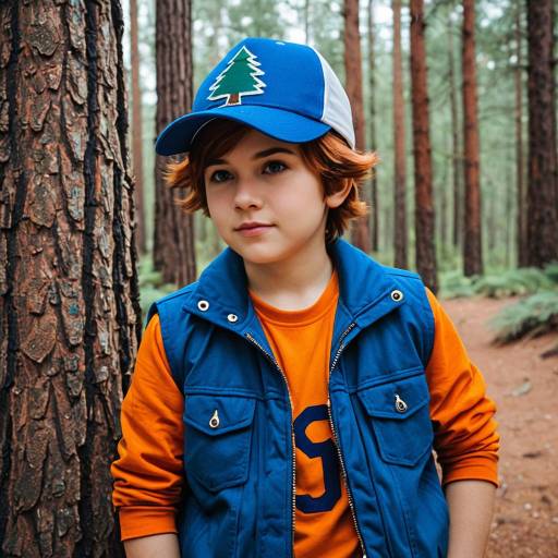 Dipper Pines Cartoon Cosplay Costume Design