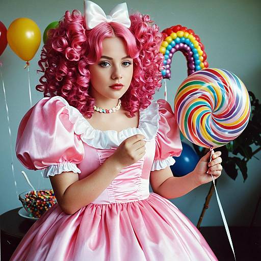 Whimsical Candy Land Character Costume Design
