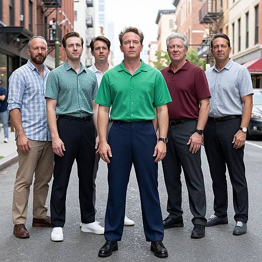 Man in Broadway Costume on Street