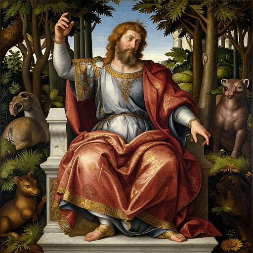 Renaissance Virgils Amid Mythical Gardens