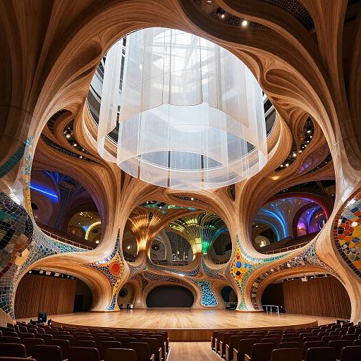 Futuristic Zaha Hadid Concert Hall