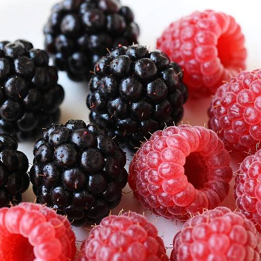 Vibrant Close-Up of Mixed Berries