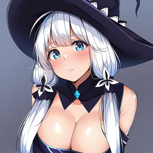 Illustration of Ashe (league of legends), league of legends in the style of Kshimu
