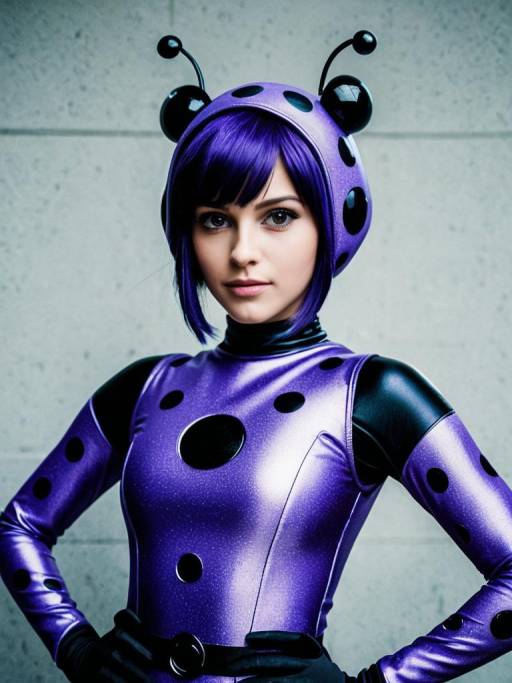 Cinematic Portrait of Ladybug Character