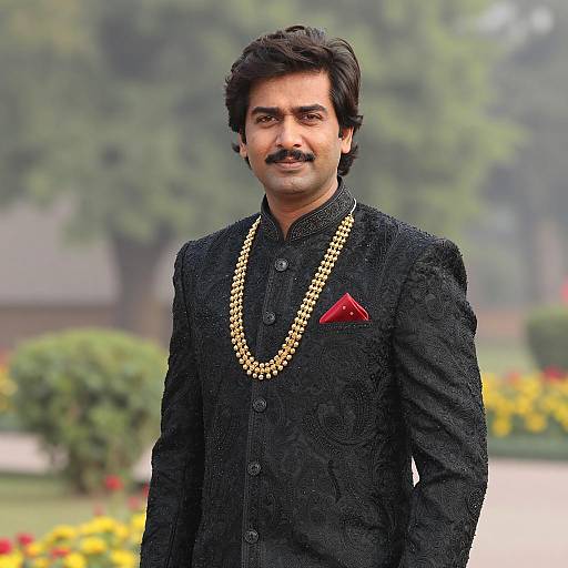 Elegant Portrait of a Sharply Dressed Man