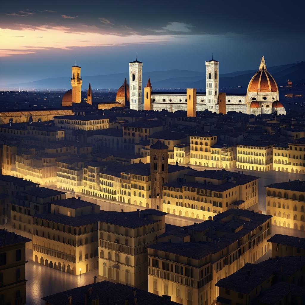 Neo-Gothic Florence: A Mystical Dreamscape