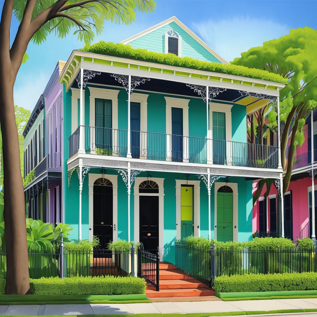 Charming New Orleans Neighborhood Essence